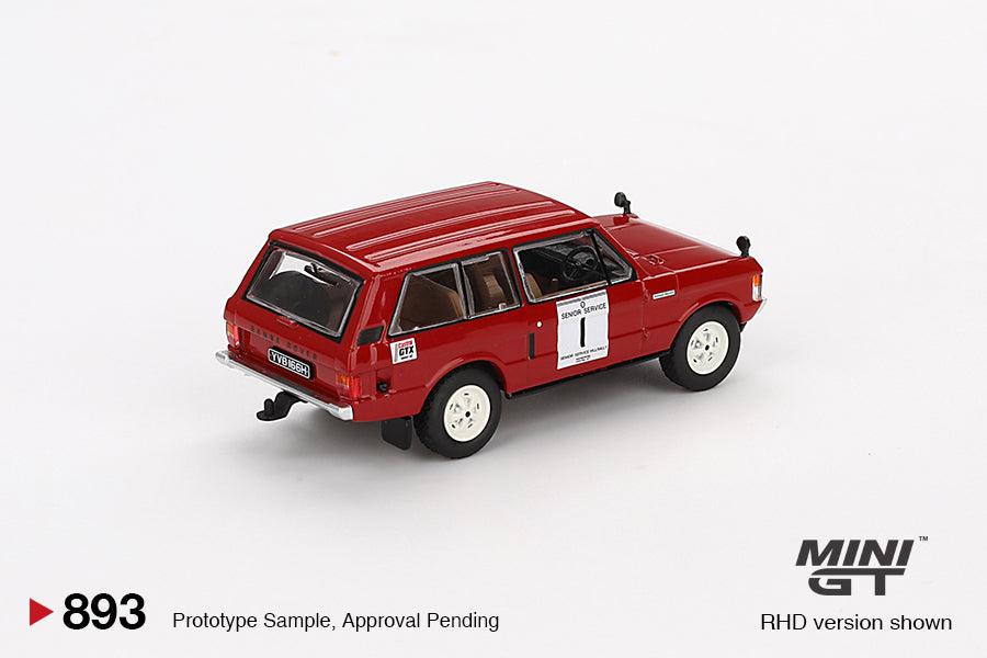 Mini GT 1/64 Range Rover 1971 International Hillrally Winner Red - MGT00893