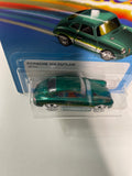 Hot Wheels 1/64 Ultra Hots Porsche 356 Outlaw Green - Damaged Card