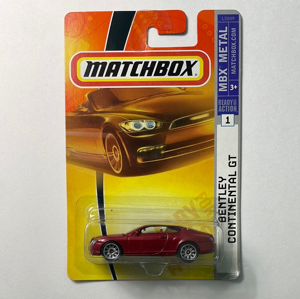 Matchbox 1/64 Bentley Continental GT Red