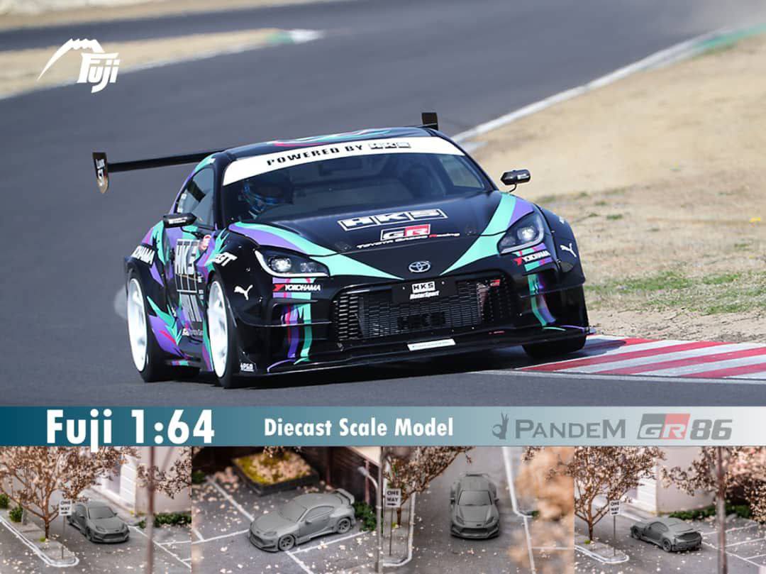 1/64 BRZ&86 Rocket Bunny V3 HKS 399 units limited Multi