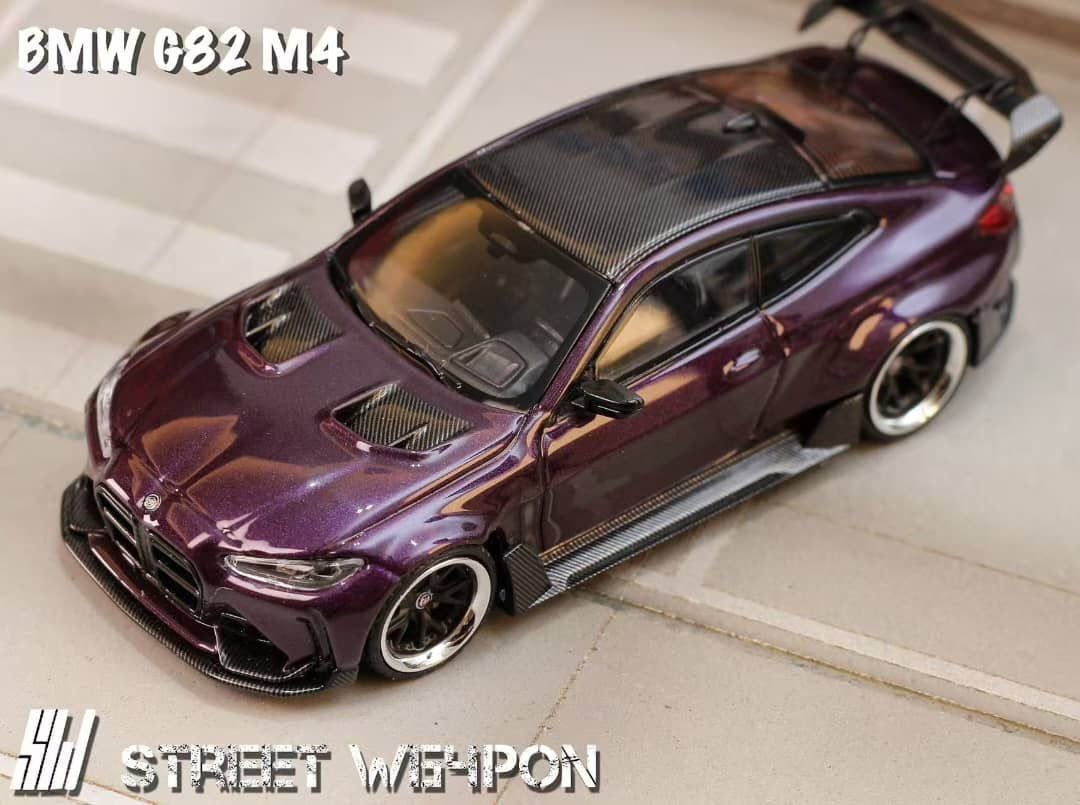 Street Weapon 1/64 BMW M4 Purple