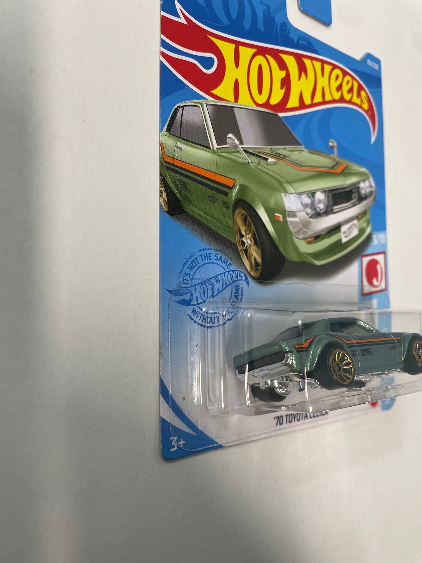 Hot Wheels 1/64 ‘70 Toyota Celica Green - Damaged Box