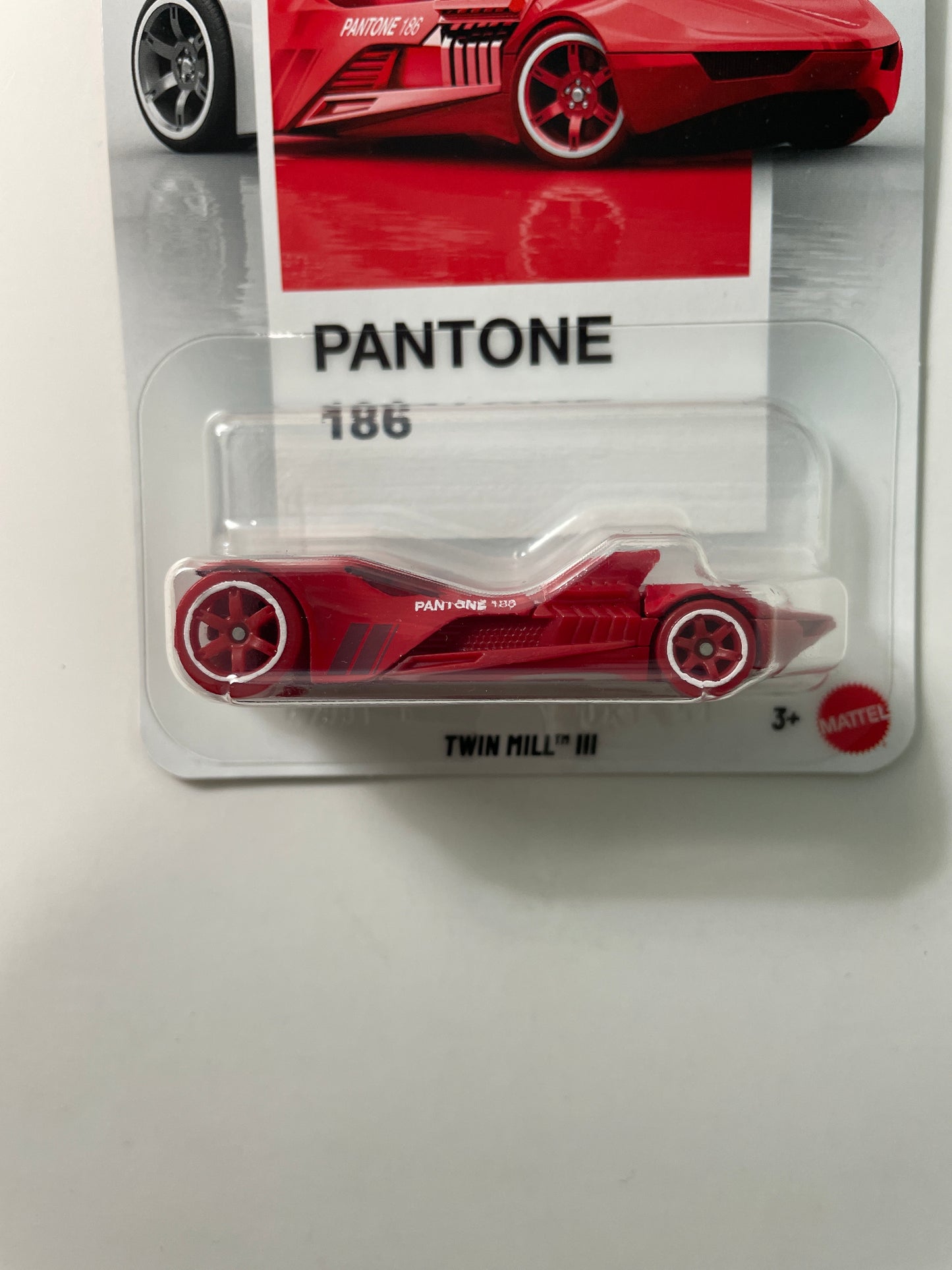 Hot Wheels 1/64 Silver Series Pantone 186 Twin Mill III Red - JKY51
