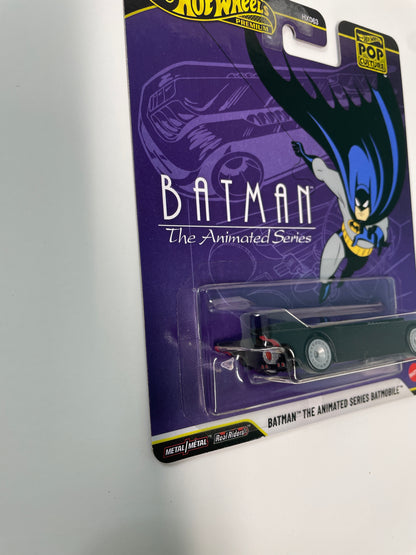 Hot Wheels 1/64 Pop Culture Batman The Animated Series Batmobile Black - JHW88