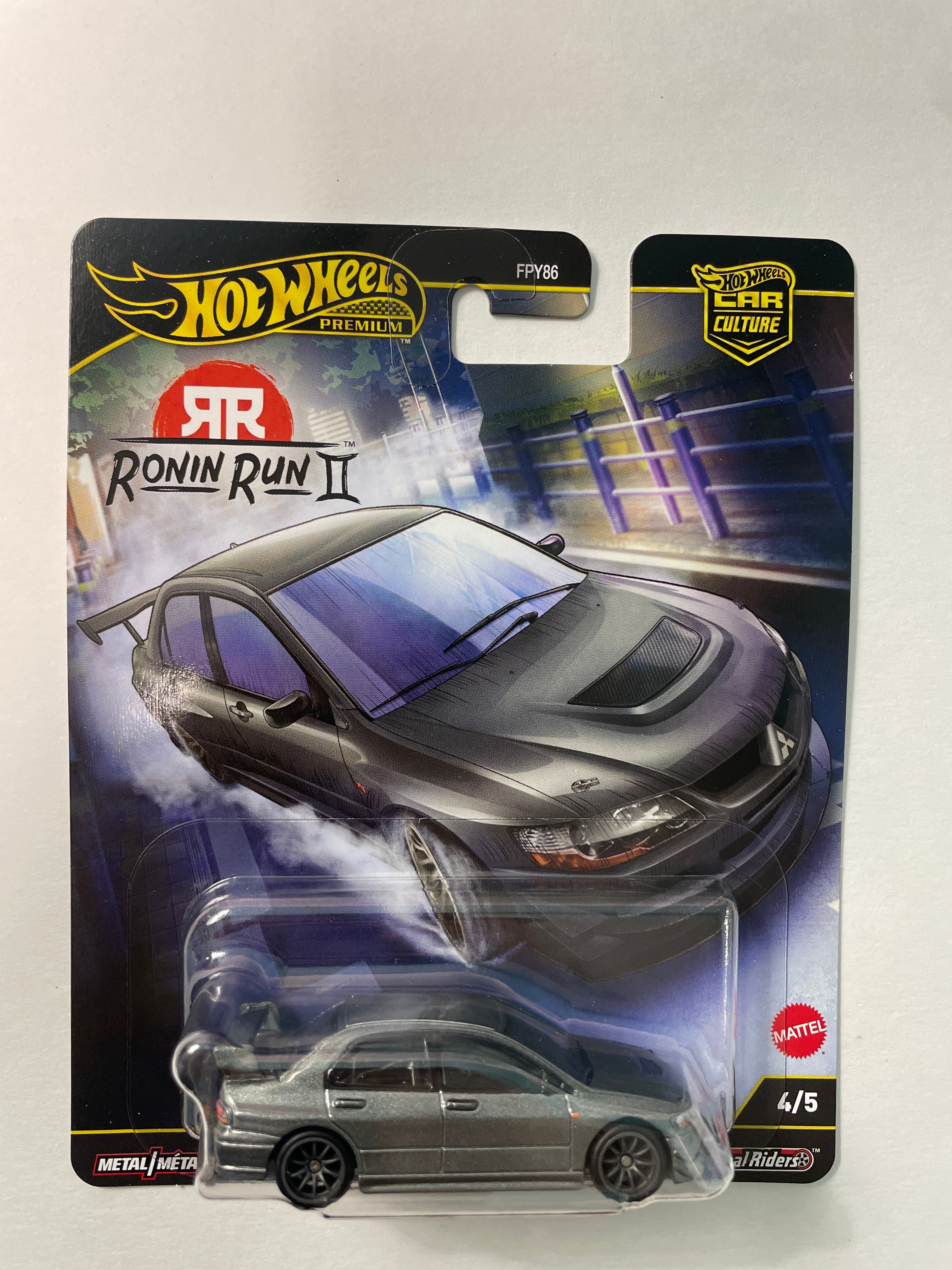 Hot Wheels 1/64 Car Culture Ronin Run II Mitsubishi Lancer Evolution I ...
