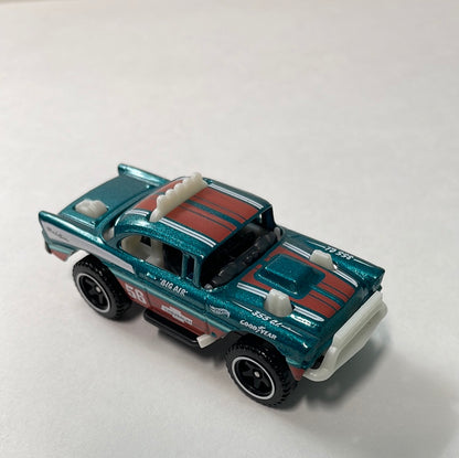 *Loose* Hot Wheels 1/64 5 Pack Exclusive Big-Air Bel-Air Teal