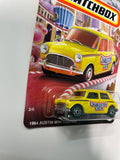 Matchbox 1/64 Charleston Chew 1964 Austin Mini Cooper Yellow