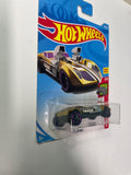 Hot Wheels 1/64 Treasure Hunt Twin Mill Gold & Black - Damaged Card