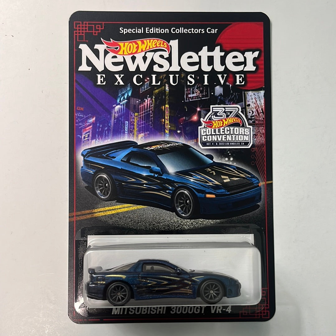 Hot Wheels Convention Newsletter Mitsubishi 3000GT VR-4 Blue
