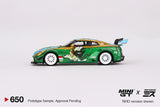 Mini GT x Mizu Diecast 1/64 LB-Silhouette WORKS GT NISSAN 35GT-RR Ver.2 “PRINCESS RORO” Green