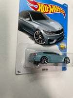 Hot Wheels 1/64 BMW M4 Blue - Damaged Card