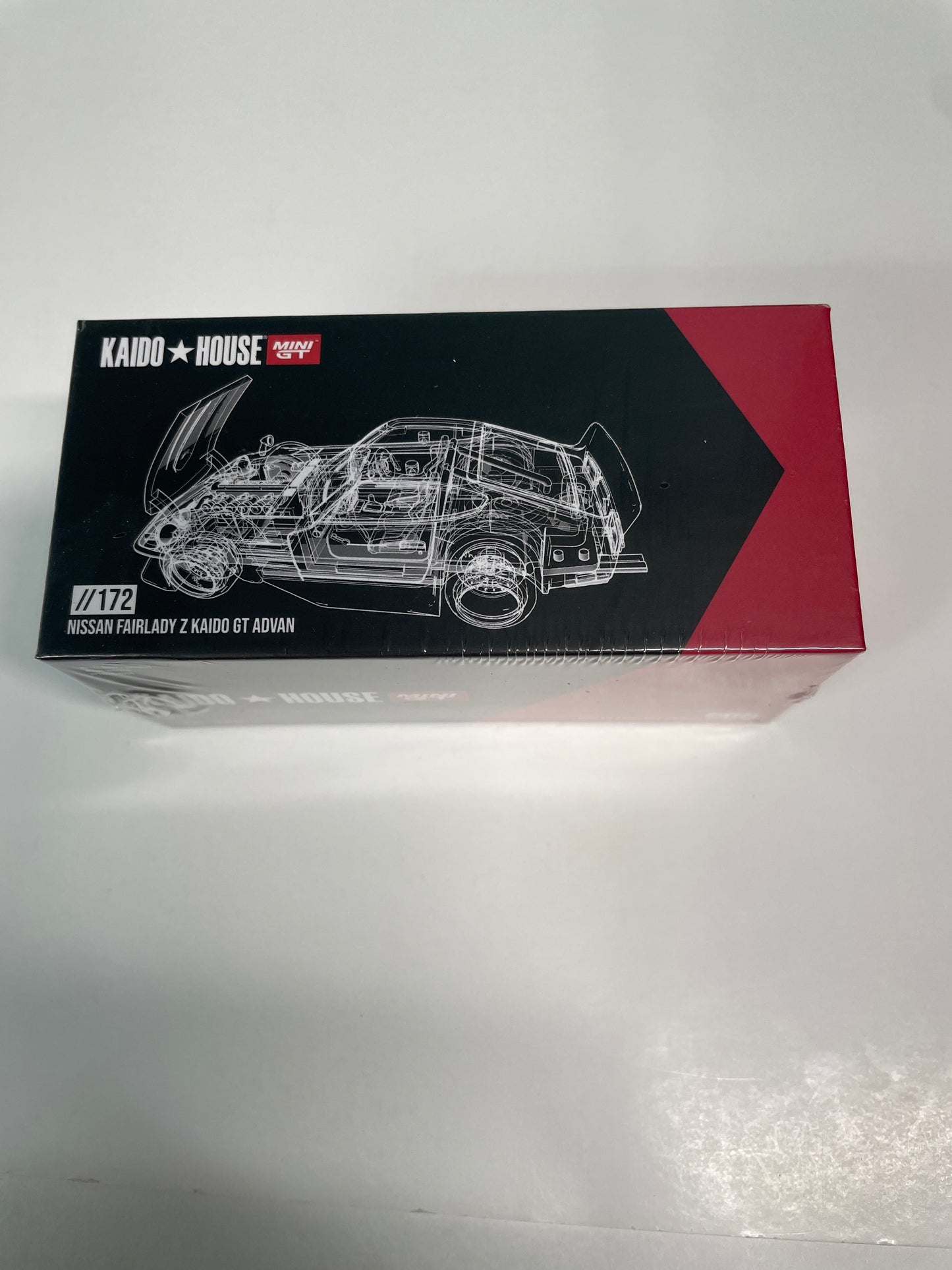 Mini GT x Kaido House 1/64 Nissan Fairlady Z Kaido GT ADVAN Red & Black