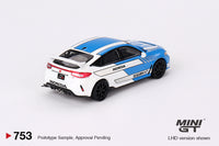 Mini GT 1/64 Honda Civic Type R #3 2023 Pace Car Blue