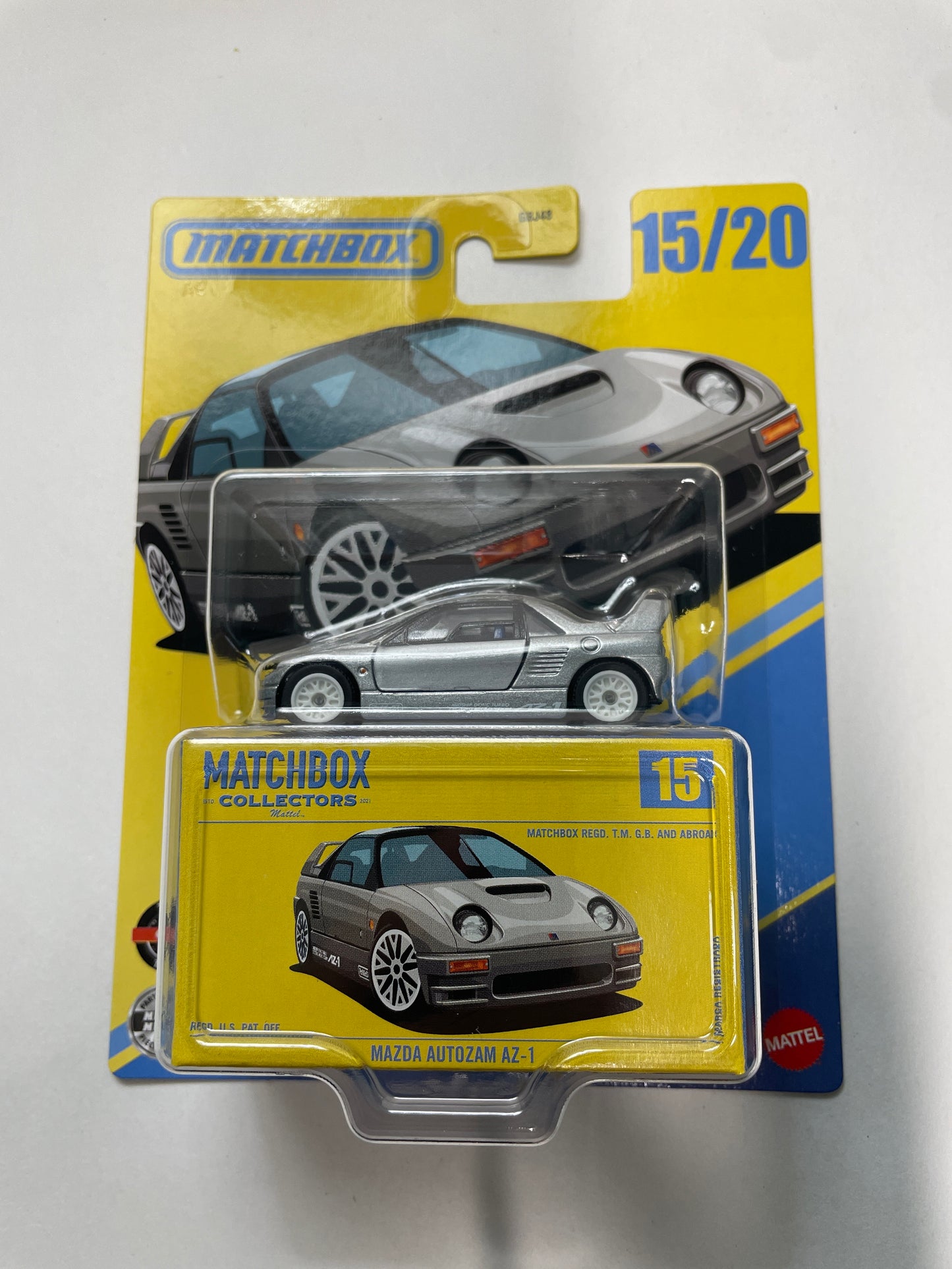 Matchbox Collectors 1/64 Mazda Autozam AZ-1 Silver - JJV96