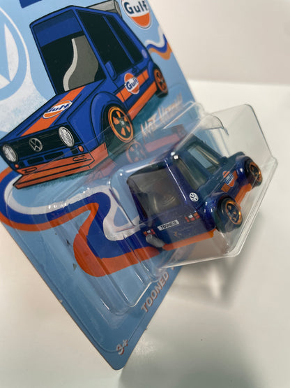 Hot Wheels 1/64 Noppo Gulf Racing Tooned Volkswagen Golf MF1 Blue