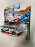 Hot Wheels 1/64 Track Manga Short Card White