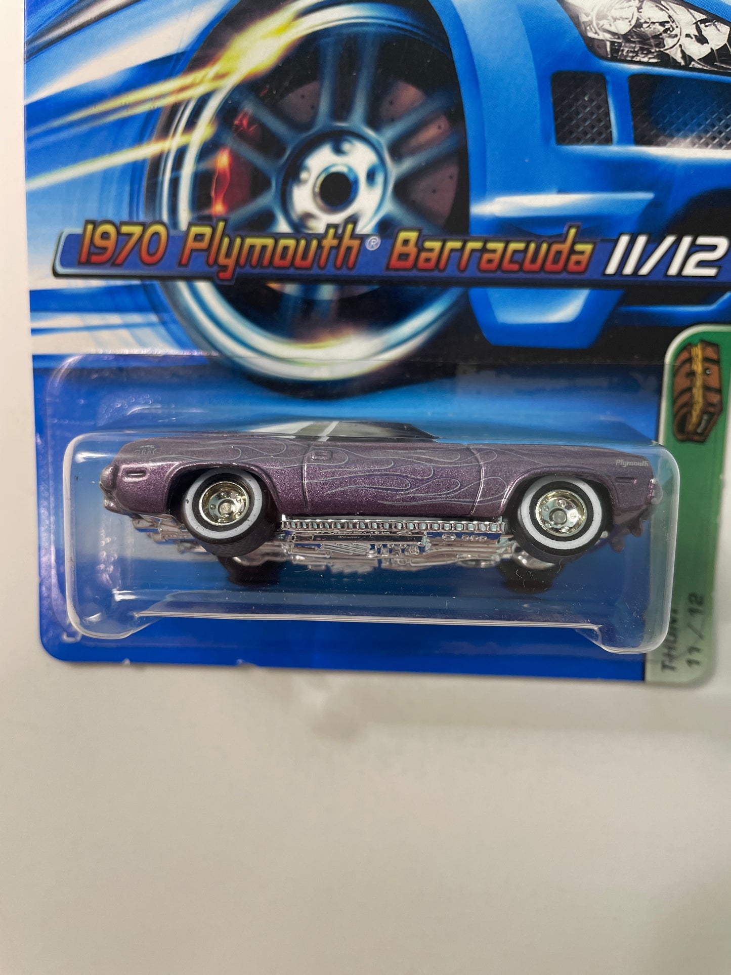 Hot Wheels 1/64 Treasure Hunt 1970 Plymouth Barracuda Purple