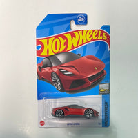 Hot Wheels 1/64 Lotus Emira Red - Damaged Card