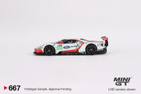 Mini GT 1/64 Ford GT LMGTE PRO 2019 24 Hrs of Le Mans Ford Chip Ganassi Team 4 Cars Set