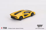 Mini GT 1/64 Lamborghini Countach LPI 800-4 New Giallo Orion Yellow