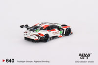 Mini GT 1/64 BMW M4 GT3 #1  IMSA 2023 Sebring 12 Hrs GTD Winner Paul Miller Racing White & Red