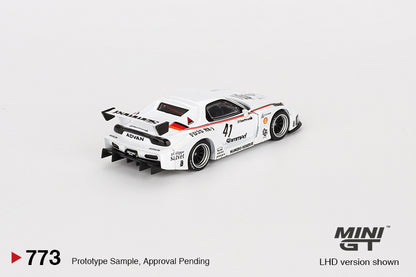 Mini GT 1/64 MAZDA RX-7 LB-Super Silhouette #41 Numero Reserve White - MGT00773