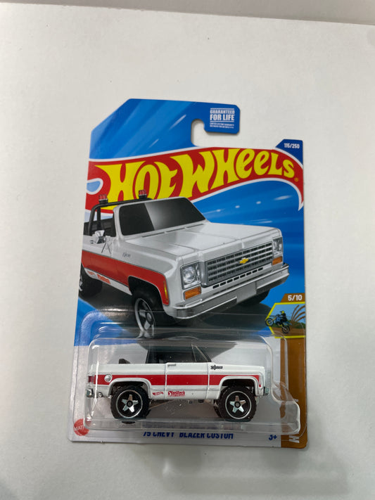 Hot Wheels 1/64 ‘75 Chevy Blazer Custom White
