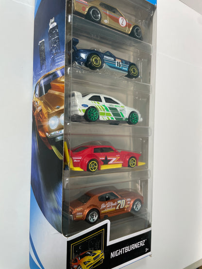Hot Wheels 1/64 5 Pack Nightburnerz