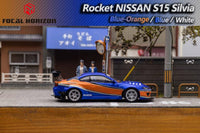 Focal Horizon 1/64 Nissan Silvia S15 Fast & Furious Livery Blue & Orange