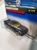 Hot Wheels 1/64 Mercedes C-Class Purple - Damaged Card