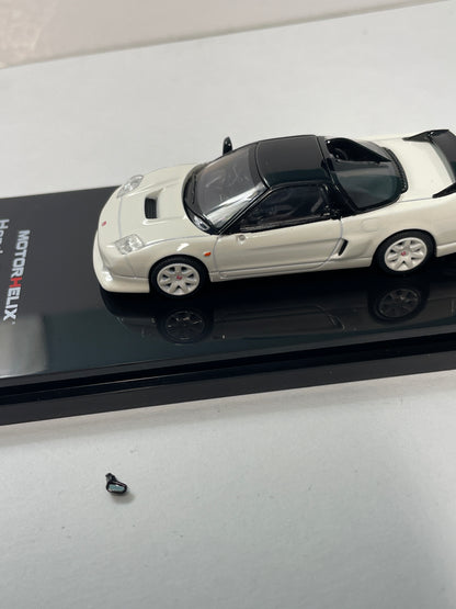 Motorhelix 1/64 Honda NSX-R GT Championship White - M65521 - Damaged Car (Read description)