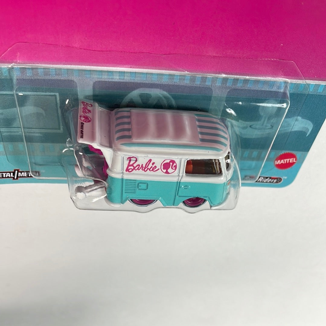 Hot Wheels 1/64 Pop Culture Barbie Kool Kombi White & Blue