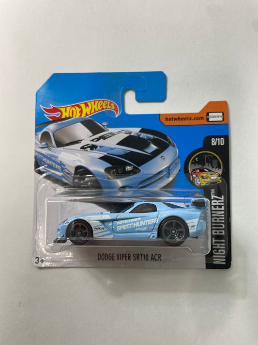 Hot Wheels 1/64 Dodge Viper SRT10 ACR Short Card Blue - Damaged Box