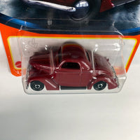 Matchbox 1/64 1936 Ford Coupe Red - Damaged Card