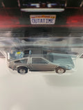 Hot Wheels 1/64 Pop Culture Back to The Future Time Machine Silver