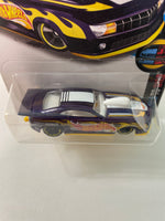 Hot Wheels 1/64 ‘10 Pro Stock Camaro Purple - Damaged Card