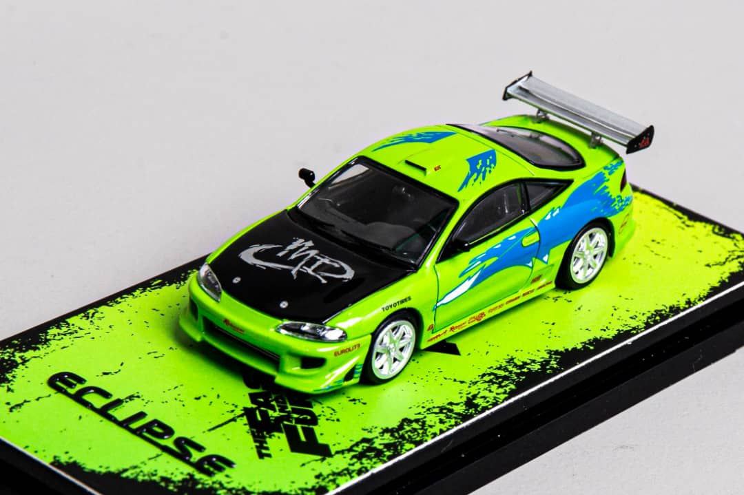 １/64 Transcend Model ワイルドスピード仕様 エクリプス Transcend Model 1/64 The Fast & Furious Mitsubishi Eclipse Green