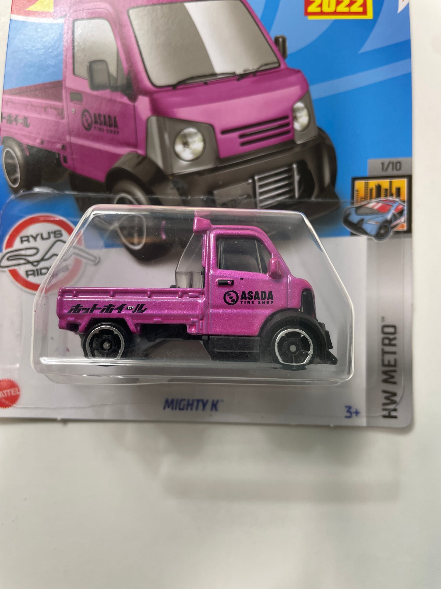 Hot Wheels 1/64 Mighty K Pink - Damaged Box