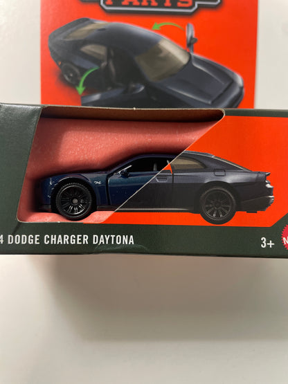 Matchbox 1/64 Moving Parts 2024 Dodge Charger Daytona Blue - JHV42 - Damaged Box