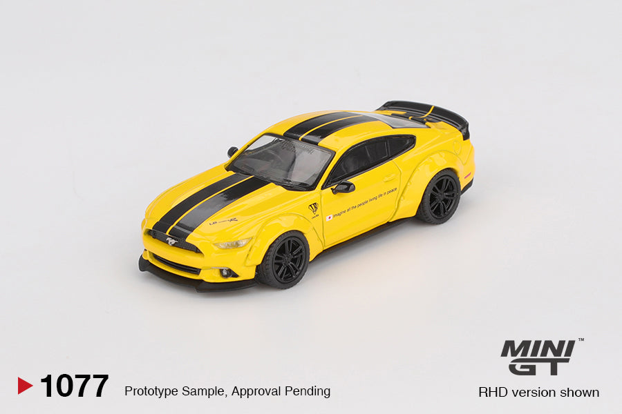 Mini GT 1/64 LB-WORKS FORD MUSTANG Triple Yellow - MGT01077