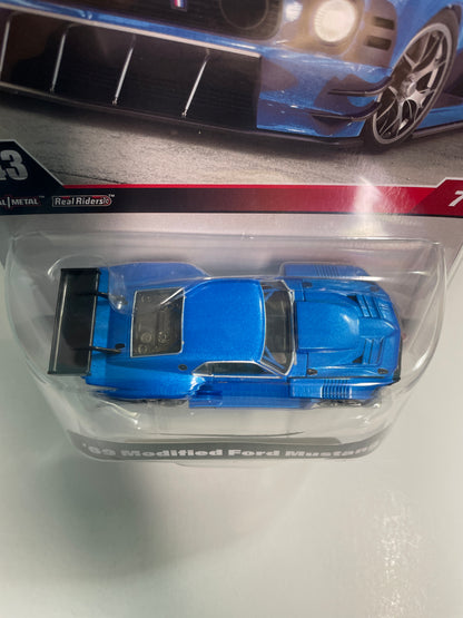 Hot Wheels 1/43 ‘69 Modified Ford Mustang Blue - HWT04