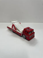 *Loose* Hot Wheels 1/64 Premium Car Culture Team Transport ‘65 Mercury Comet Cyclone w/ Ford C-800 Red & White