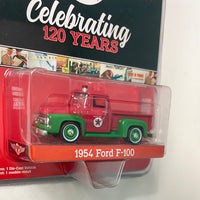 1/64 Greenlight Texaco 1954 Ford F-100 Red & Green