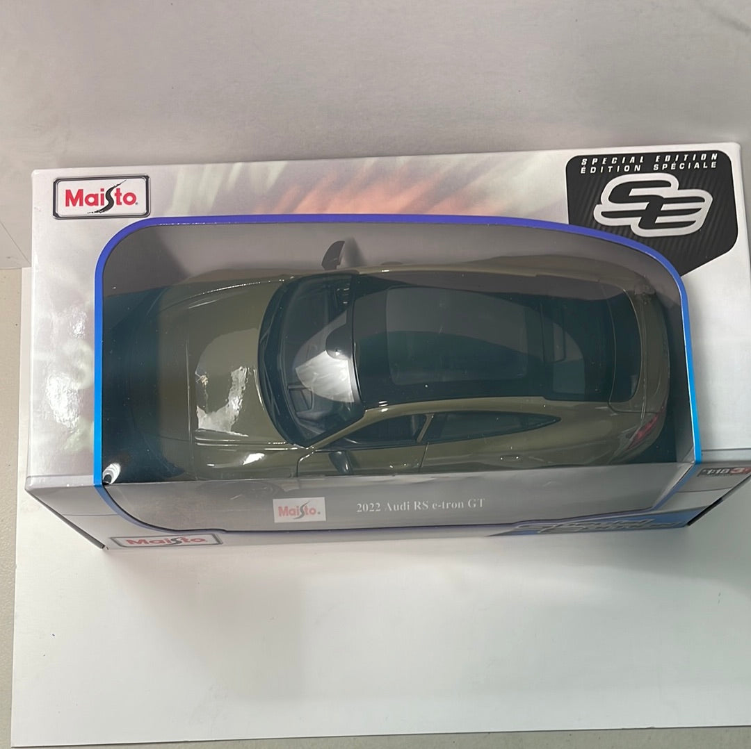1/18 Maisto 2022 Audi RS E-Tron GT Green