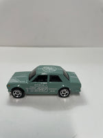 *Loose* Hot Wheels 1/64 Datsun Bluebird 510 Green