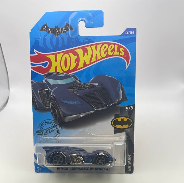 Hot Wheels Batman Arkham Asylum Batmobile Treasure Hunt - Damaged Card