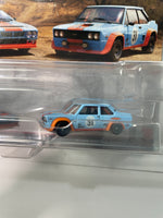 Hot Wheels 1/64 Car Culture 2 Pack Lancia Rally 037 & Fiat 131 Abarth Blue