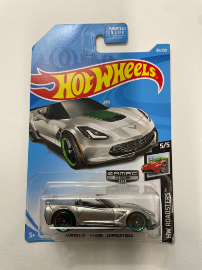 Hot Wheels 1/64 Zamac Corvette C7 Z06 Convertible - Damaged Box