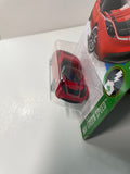 Hot Wheels 1/64 Tesla Roadster Red - Damaged Card