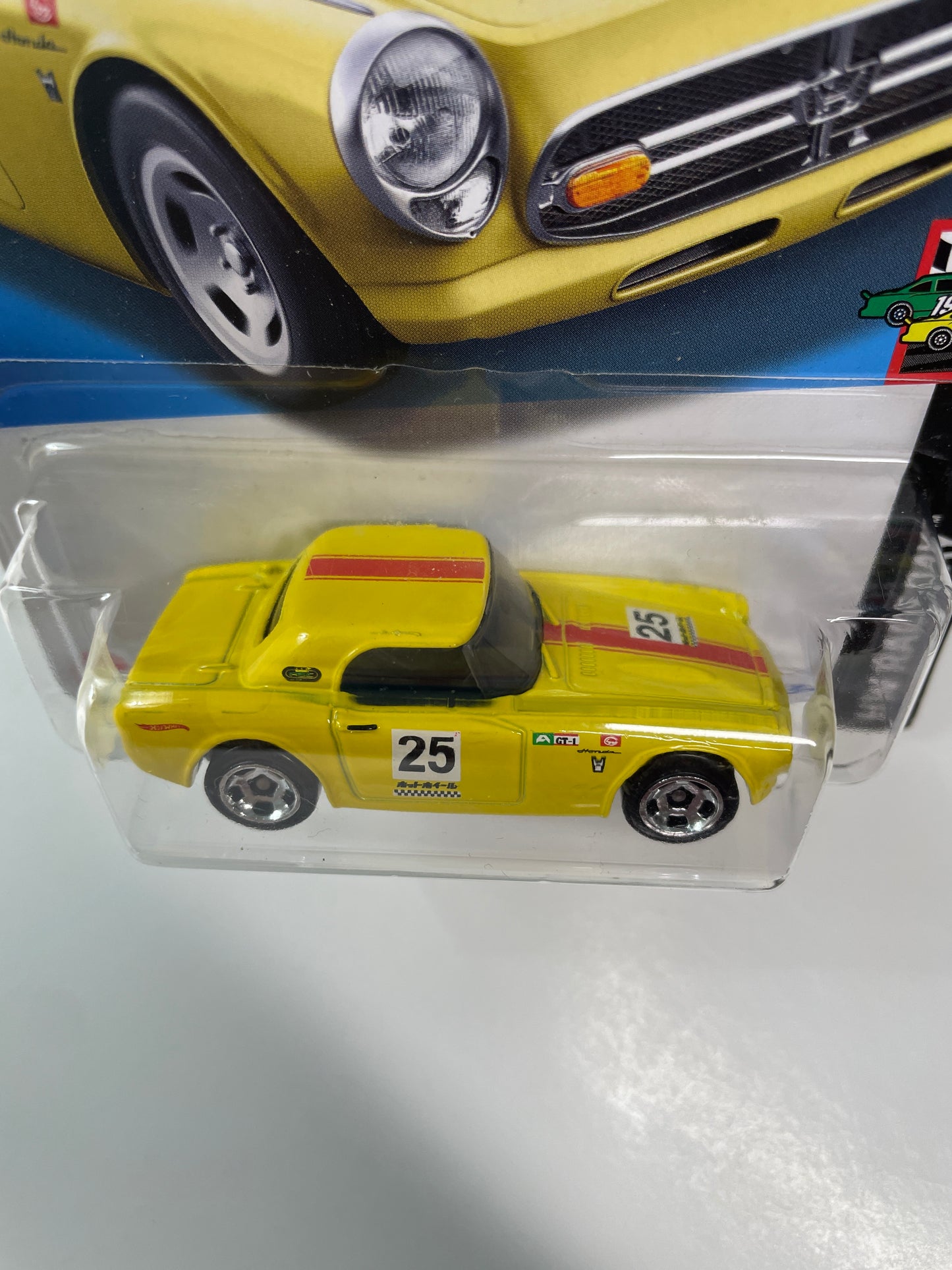 Hot Wheels 1/64 Honda S800 Racing n25 Yellow